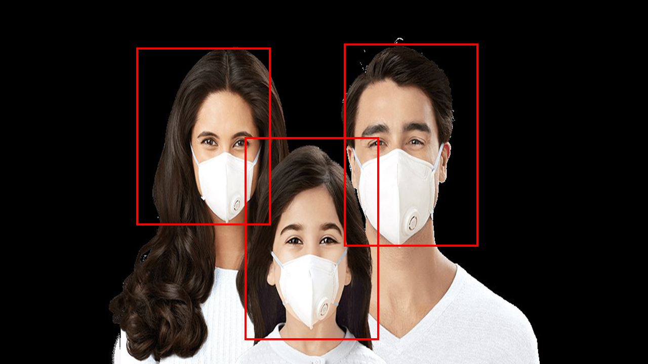 Implementation of face mask detector using RetinaNet model
